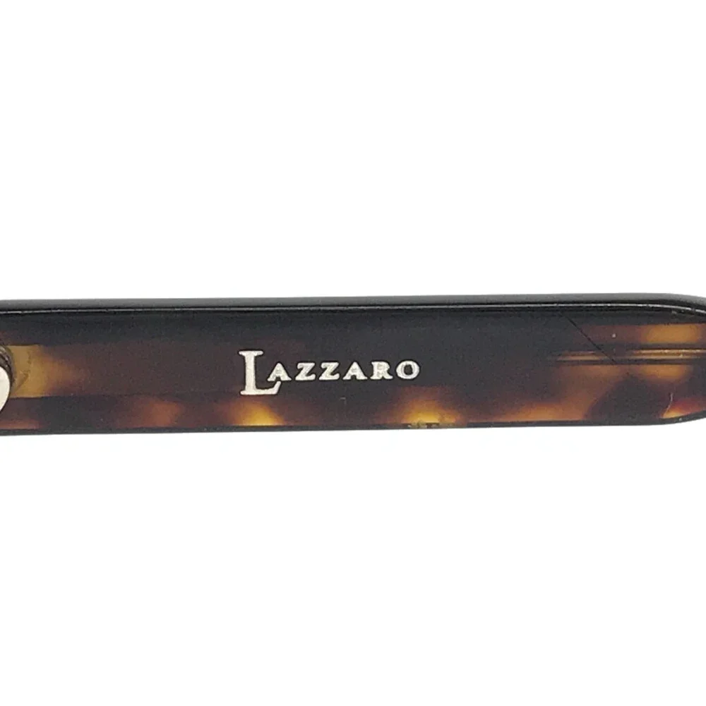 Lazzaro Eyeglasses Frames LUPO TORTOISE Gray Rectangle Full Rim 54-19-150